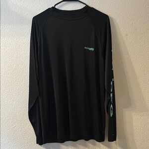 Columbia Men's Black Fishing Shirt